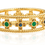 Contessa Hinged Bangle, S/M - Multi - Capucine De Wulf - Gaines Jewelers