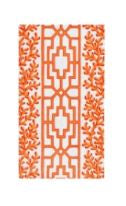 Coral And Trellis Coral Guest Towel - Caspari - Gaines Jewelers