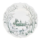 Country Estate Winter Frolic Dessert/Salad Plate - Evergreen - Juliska - Gaines Jewelers