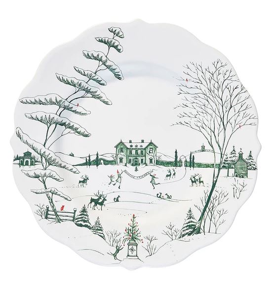 Country Estate Winter Frolic Dinner Plate - Evergreen - Juliska - Gaines Jewelers