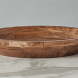 Couscous Wood Serve Bowl, Natural - Etu Home - Gaines Jewelers