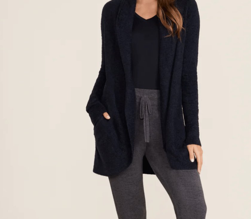 Barefoot dreams cozychic lite circle cardigan hotsell