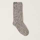 CozyChic® Heathered Socks - Olive Branch / White - S/M - Barefoot Dreams - Gaines Jewelers