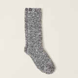 CozyChic® Heathered Socks - Slate Blue / White - S/M - Barefoot Dreams - Gaines Jewelers