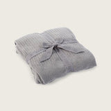 CozyChic Lite® - Ribbed Throw - Pewter - Barefoot Dreams - Gaines Jewelers