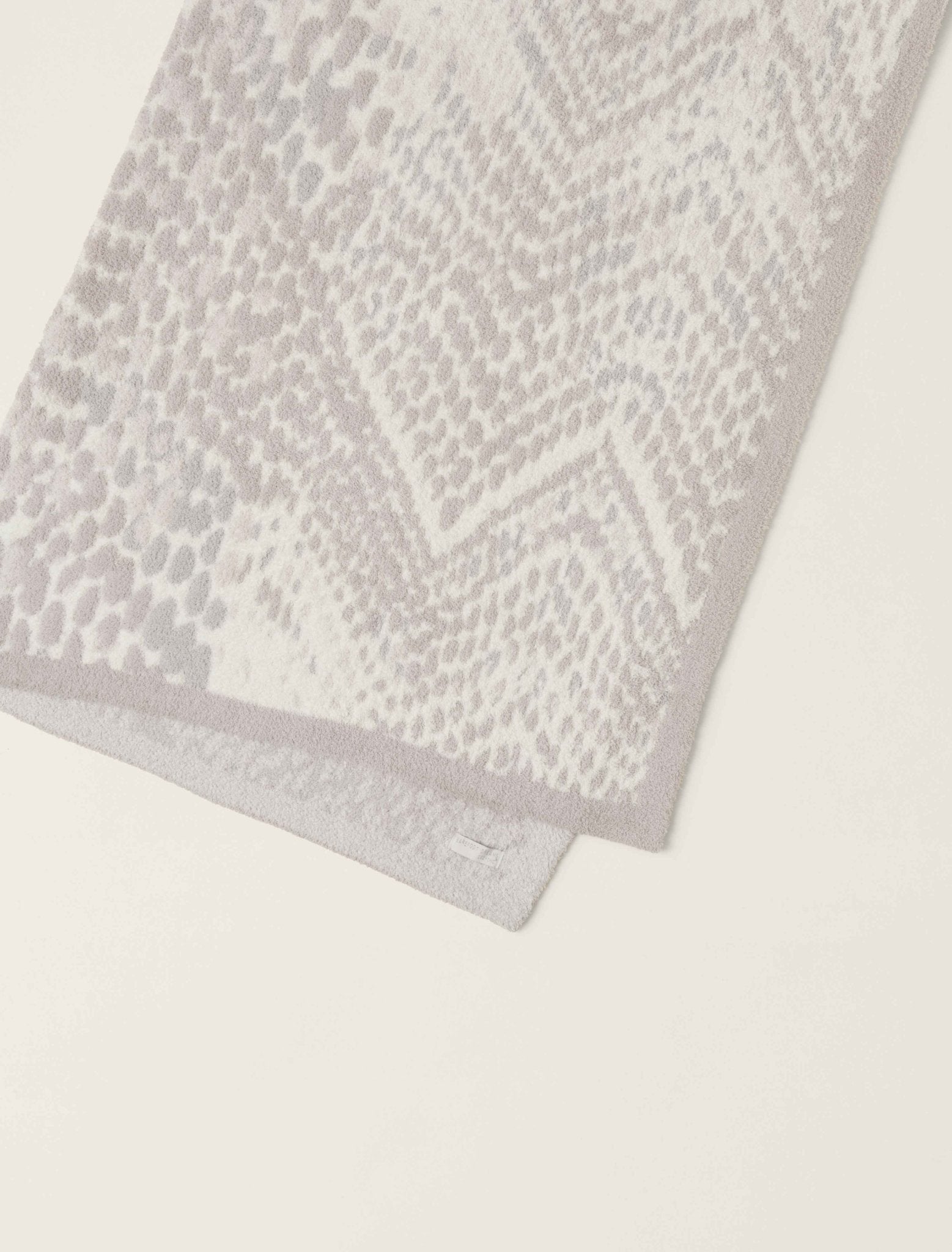 CozyChic® Snakeskin Throw - Cream Multi - Barefoot Dreams - Gaines Jewelers