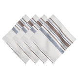 Danish Stripe Napkin Set/4 - Taupe - Juliska - Gaines Jewelers