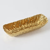 Deep Rectangular Server Mascali Bianca - Gold - Pampa Bay - Gaines Jewelers