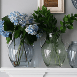 Denim Glass Amphora Flower Vase, Medium - Etu Home - Gaines Jewelers