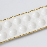 Devilled Egg Tray in Golden Salerno - Pampa Bay - Gaines Jewelers