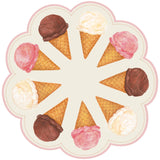 Die - cut Ice Cream Placemat - 12 Sheets - Hester & Cook - Gaines Jewelers