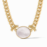 Dolce Statement Necklace - Iridescent Clear Crystal - Julie Vos - Gaines Jewelers