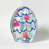 Dots and Scallops Bitty Acrylic Easter Egg - Lauren Dunn - Gaines Jewelers