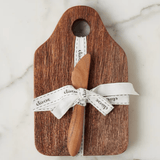 Dutch Cheese Board with Spreader, Small, Natural - Etu Home - Gaines Jewelers