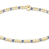 egirl Hope Sincerity Pattern 2mm Bead Bracelet - Bright Blue - Enewton - Gaines Jewelers