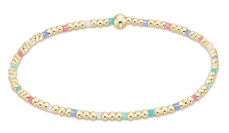 egirl Hope Sincerity Pattern 2mm Bead Bracelet - Hot Mess SS25 - Enewton - Gaines Jewelers