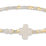 egirl Hope Unwritten Signature Cross Bracelet - Call Me On My Shellphone - Enewton - Gaines Jewelers