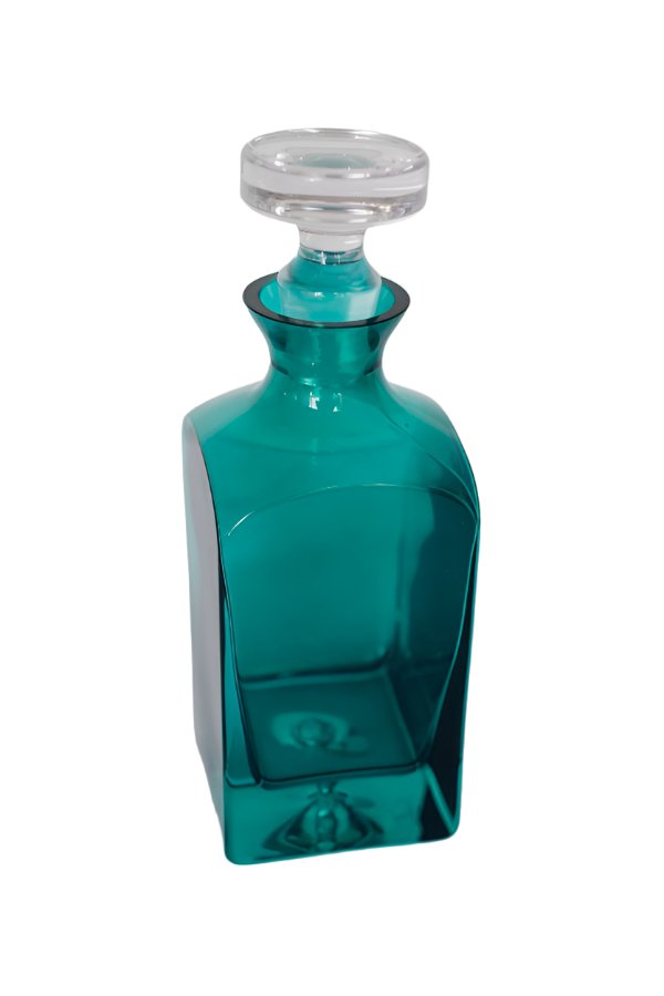 Emerald Heritage Decanter Estelle Colored Glass - Gaines Jewelers