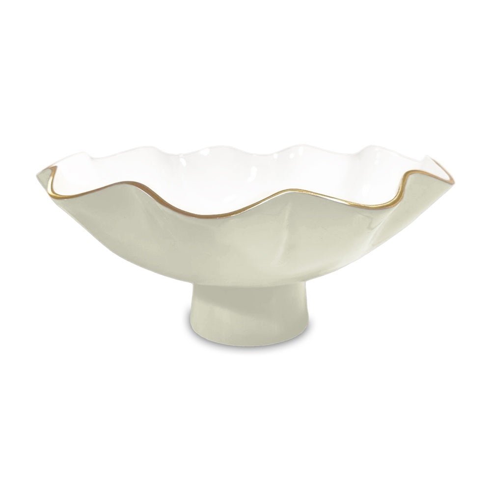 ENCANTO Carola Large Pedestal (Cream and White) - Beatriz Ball - Gaines Jewelers