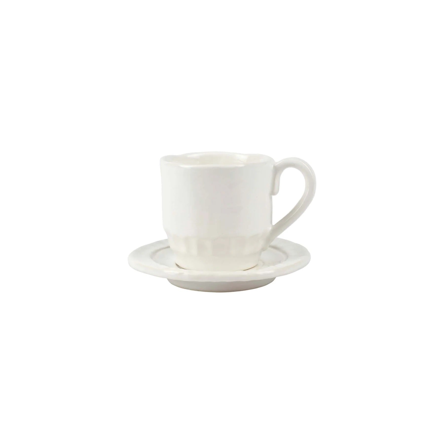 Espresso Cup & Saucer Set of 4 - Pietra Serena - Gaines Jewelers