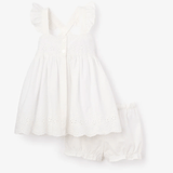 Eyelet Lace Ruffle Dress 12 - 18 M - Elegant Baby - Gaines Jewelers
