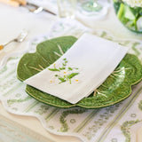 Fenwick Fields - Square Scalloped Placemat | Boxwood Garden Sage (4 pack): 4 - Gaines Jewelers