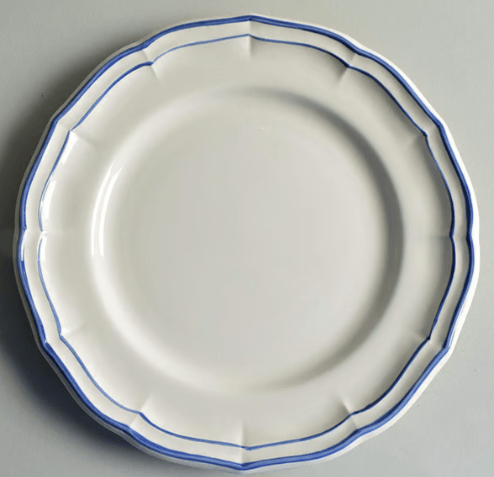 * Filet Bleu Dinner Plate - Gien - Gaines Jewelers