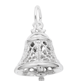 Filigree Bell Charm - Sterling Silver - Rembrandt Charms - Gaines Jewelers
