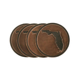 Florida Circle Coasters and Holder Set - Clayton & Crume - Gaines Jewelers