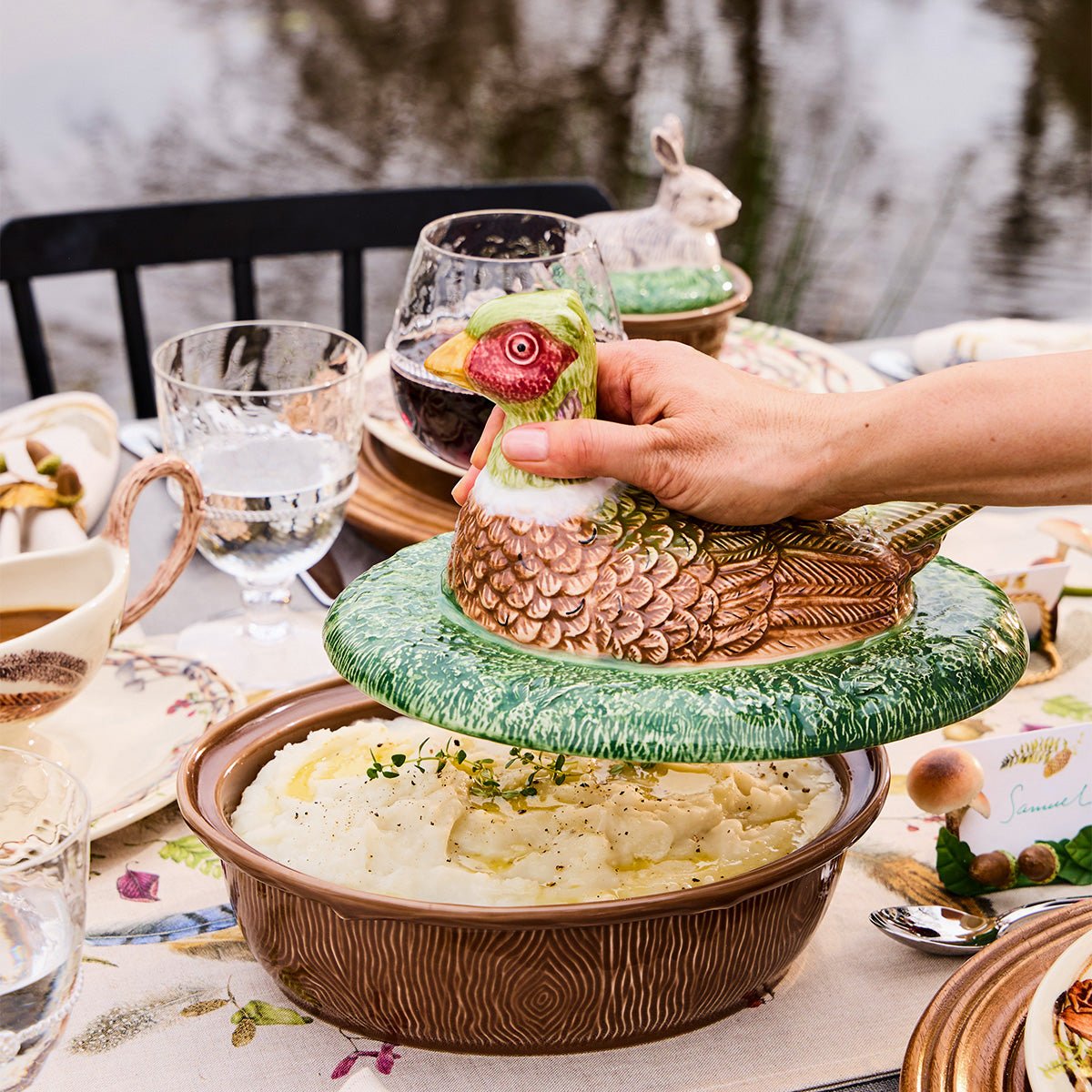 Forest Walk Pheasant Baker with Lid - Juliska - Gaines Jewelers