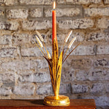 Forest Walk Wheat 13" Candlestick - Gold - Juliska - Gaines Jewelers
