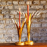 Forest Walk Wheat 13" Candlestick - Gold - Juliska - Gaines Jewelers