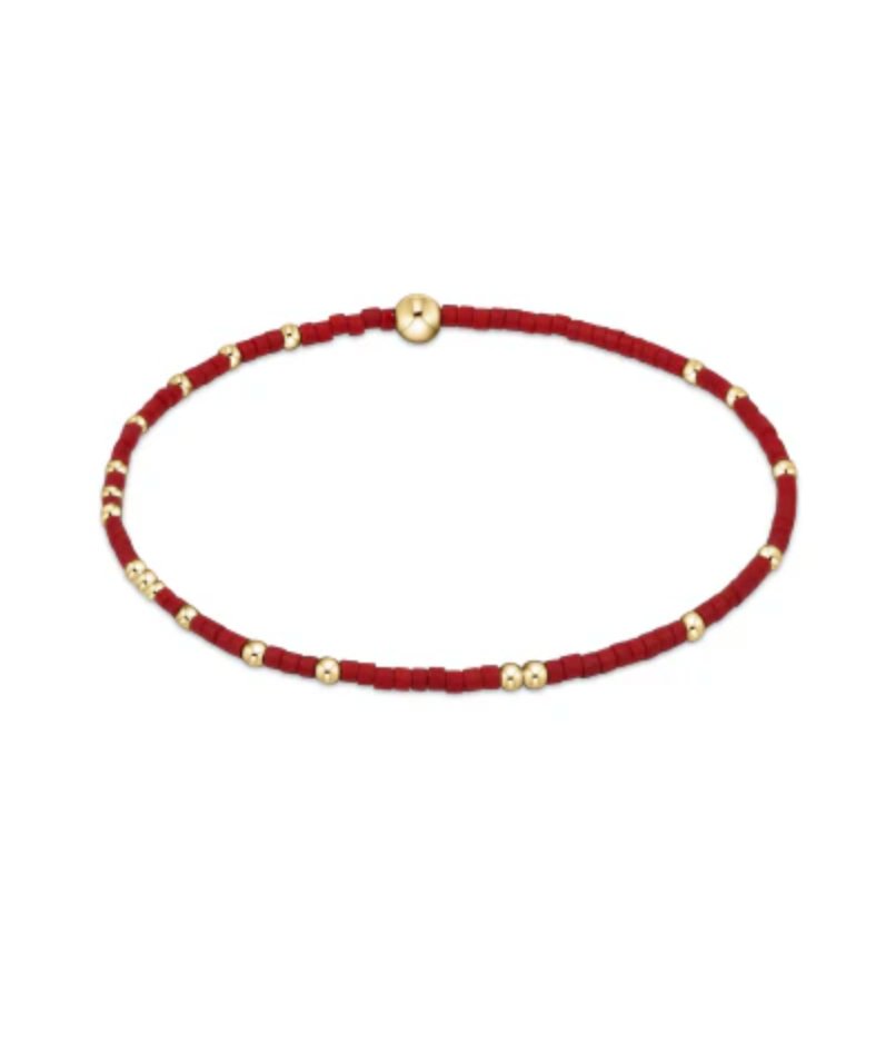 Gameday Hope Unwritten Bracelet - Crimson - Enewton - Gaines Jewelers