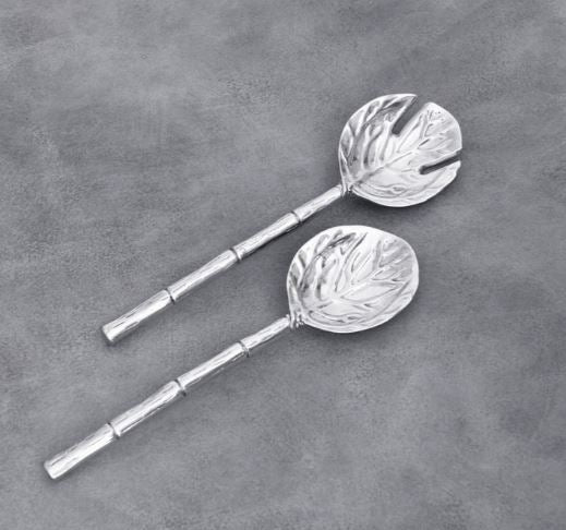 Garden Lettuce Large Salad Servers - Beatriz Ball - Gaines Jewelers