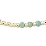 Gemstone Gold Joy Pattern 3mm - Amazonite - Enewton - Gaines Jewelers