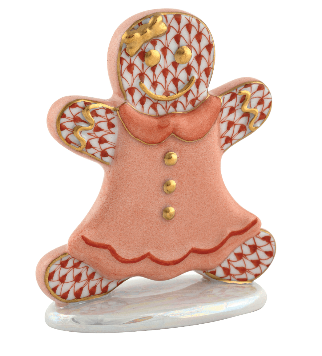 Gingerbread Girl - Herend - Gaines Jewelers