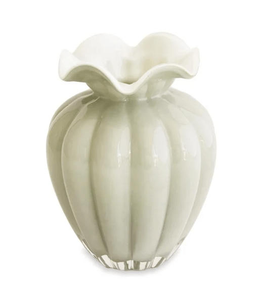 Glass Vento Large Vase - Pistachio - Beatriz Bal - Gaines Jewelers