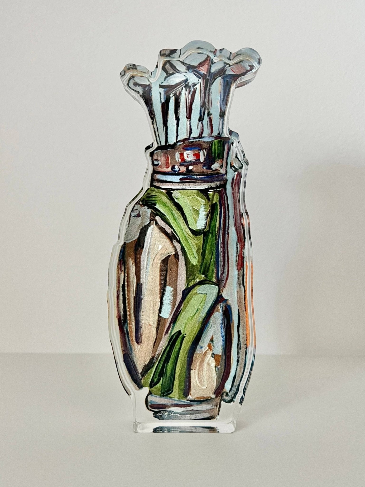 "Golf Clubs" acrylic : Large - Chelsea McShane Art - Gaines Jewelers