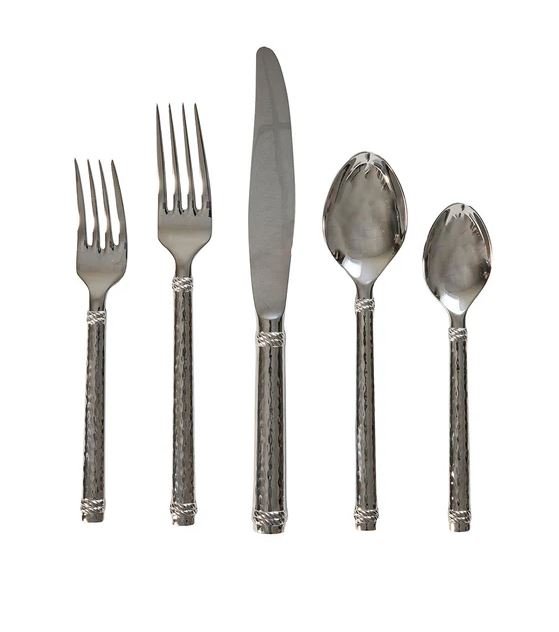 Graham 5pc Place Setting - Polished - Juliska - Gaines Jewelers