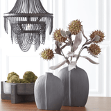 Green & Burgundy Eva Double Spike Pod Stem 38 Inch - K&K Interiors - Gaines Jewelers