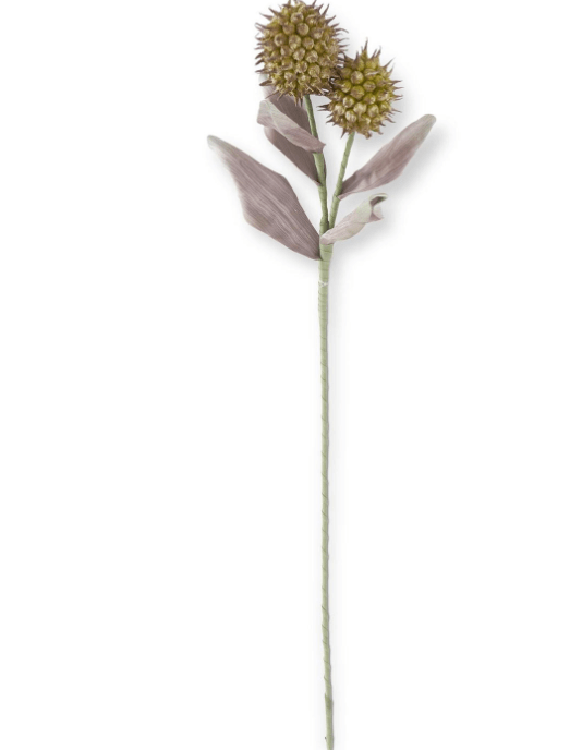 Green & Burgundy Eva Double Spike Pod Stem 38 Inch - K&K Interiors - Gaines Jewelers