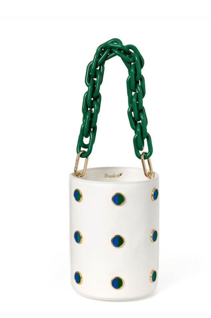 Greenwich St Bucket Bag - Bone - Goose - Brackish - Gaines Jewelers