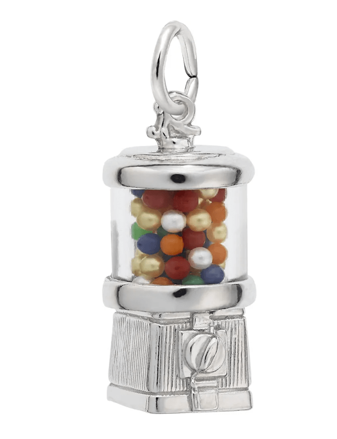 Gumball Machine Charm Sterling Silver - Rembrandt Charms - Gaines Jewelers