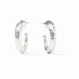 Hammered Hoop - Silver - M - Julie Vos - Gaines Jewelers