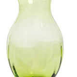 Hibiscus Glass Vertical Fluted Large Vase - Green - Vietri - Gaines Jewelers