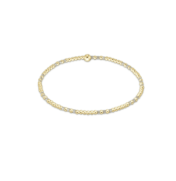 Hope Joy Pattern 2mm Bead Bracelet - Milkshake - Enewton - Gaines Jewelers