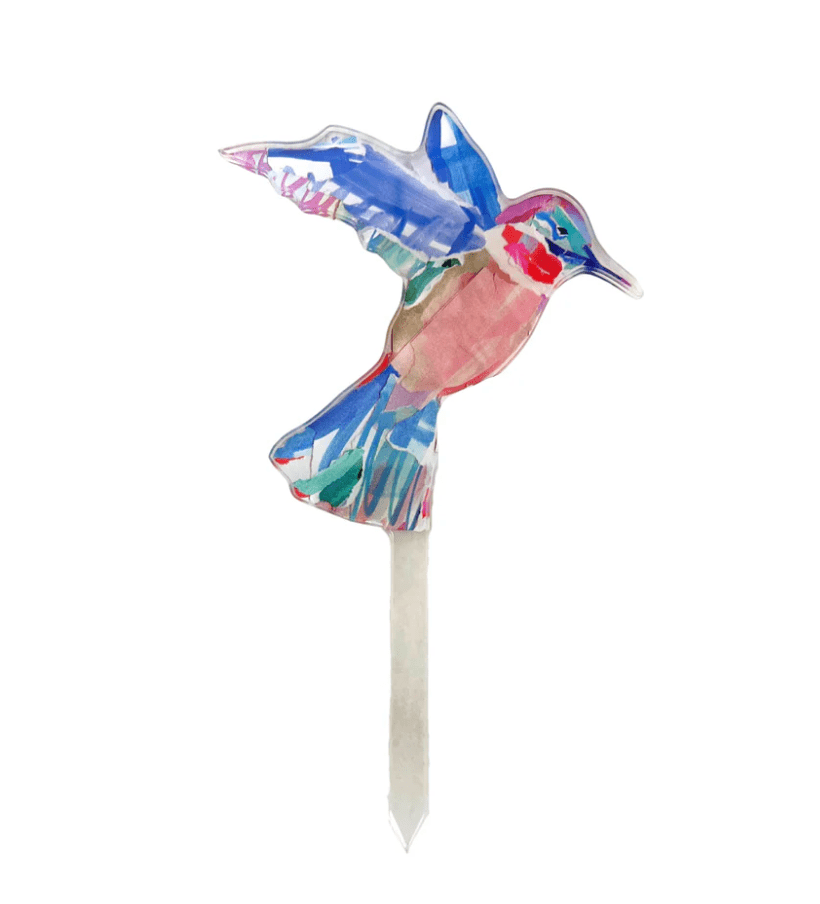 Hummingbird Plant Stick - Lauren Dunn - Gaines Jewelers