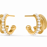 Hydra Triple Hoop - Pearl - Julie Vos - Gaines Jewelers