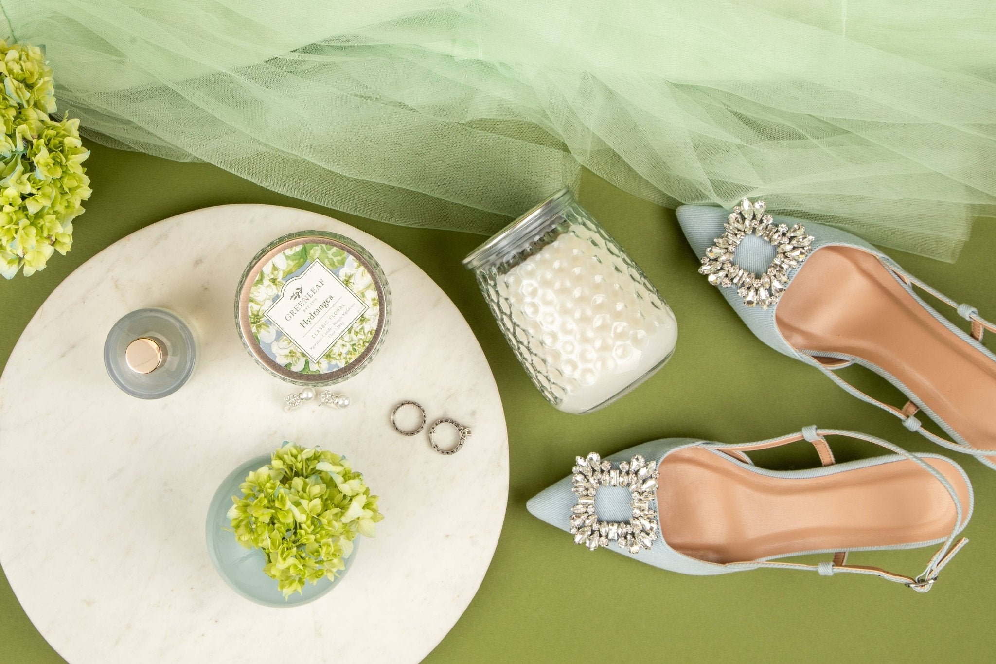 Hydrangea Signature Candle - Greenleaf Gifts - Gaines Jewelers
