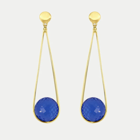 Ipanema Earrings Midnight Blue - Gaines Jewelers
